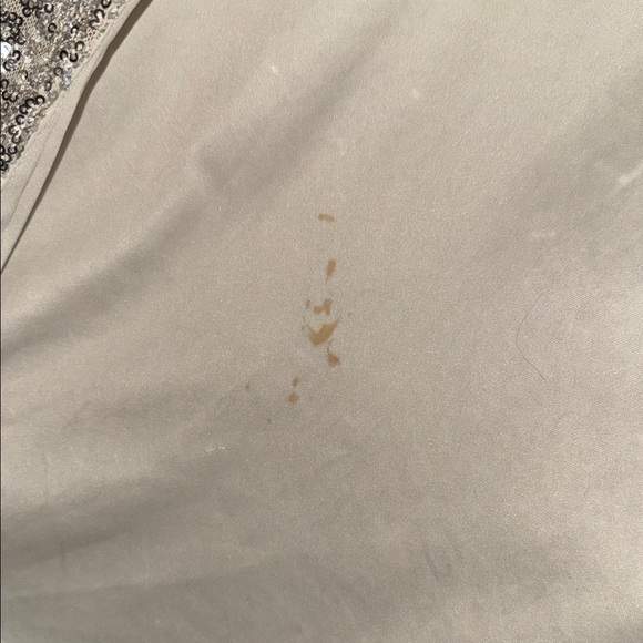 Sparkling Silver Sequin Mini Dress - Picture 3 of 4